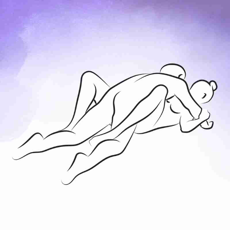 Sexstellung: Missionarsstellung als Illustration